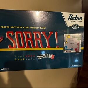 Sorry! Game board retro series 1958 edition